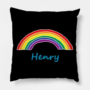 Henry Pride Rainbow Pillow