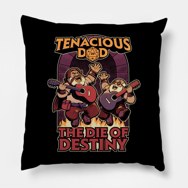 Rock Band Destiny RPG - Music Movie Parody Pillow by Studio Mootant