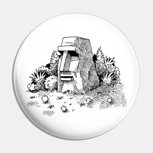 Jungle-monolith Pin