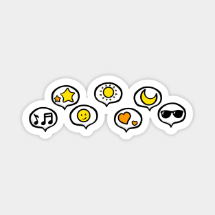 Butter Emoticon Magnet