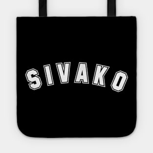 Sivako (white text) Tote