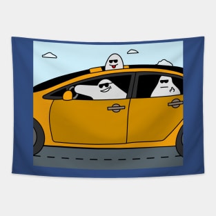 Funny Little Ghosts Halloween Tapestry