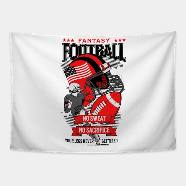 Fantasy Football Tapestry by Worldengine