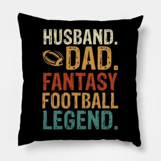 Husband Dad Fantasy Football Legend Pillow