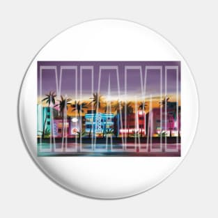 Miami Nights Pin