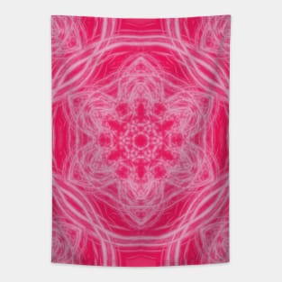 Elegant hot-pink kaleidoscopes Tapestry