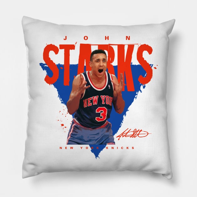 John Starks Pillow by Juantamad