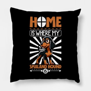 Home is with my Smaland Hound Pillow