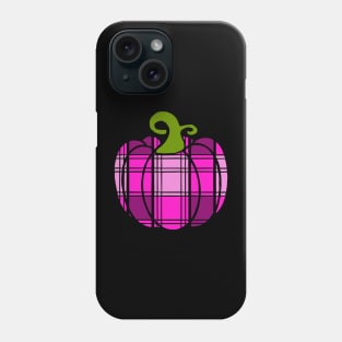 Purple Plaid Pumpkin Phone Case