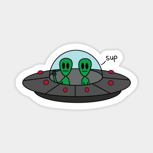 "sup" aliens Magnet