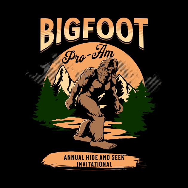 Bigfoot Pro-Am Hide and Seek Invitational by ZombieTeesEtc