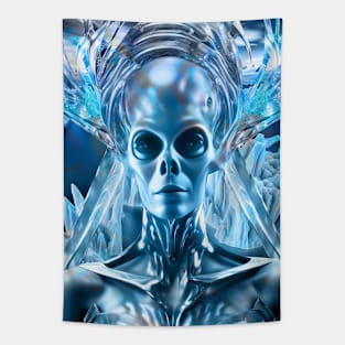 Ice Alien Tapestry