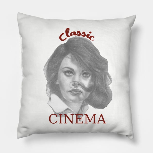 Classic cinema Pillow by jkarenart