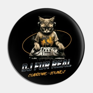 DJ Fur Real Pin