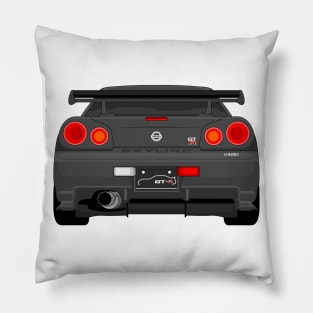 GTR R34 DARK-GREY Pillow