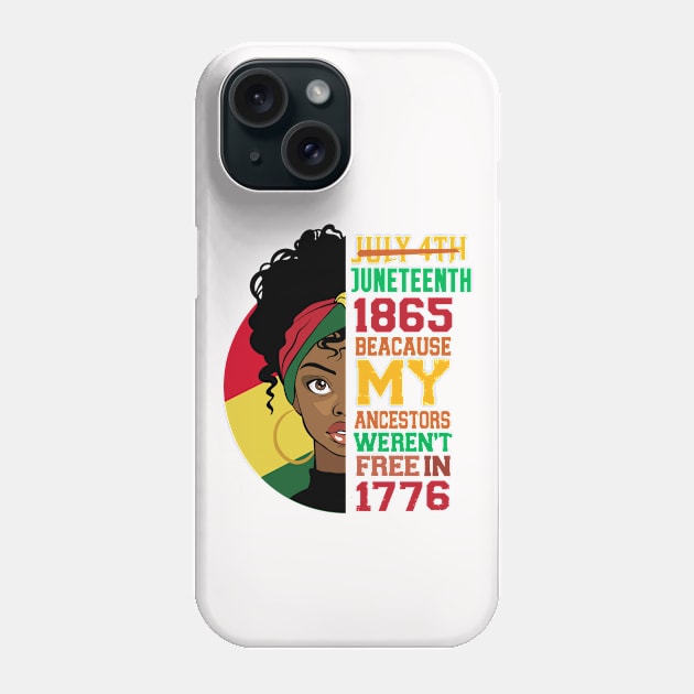 juneteenth Phone Case by first12