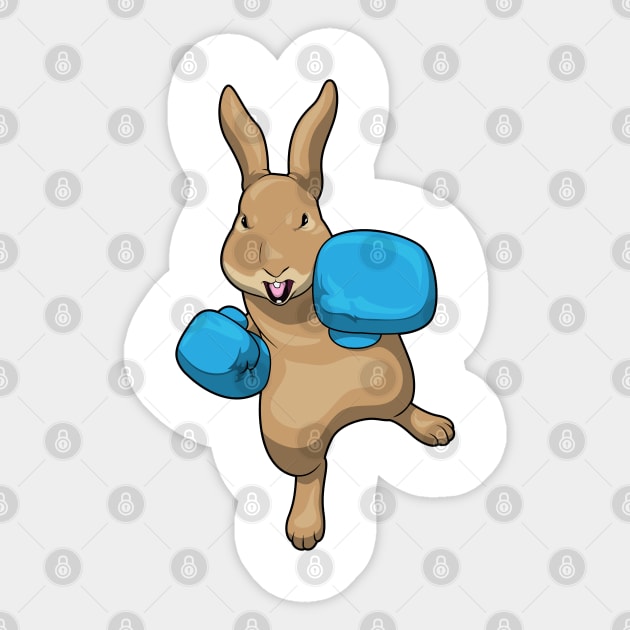 Rabbit Boxer Boxing gloves Boxing - Rabbit - Sticker | TeePublic