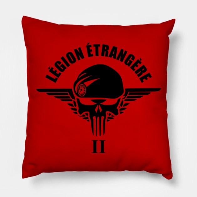 Légion Étrangère 2 REP (French Foreign Legion Paratrooper) Pillow by TCP