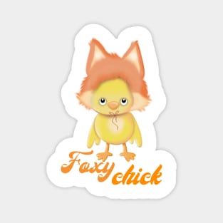 Foxy chick Magnet