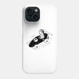 Race Car Frog Phone Case