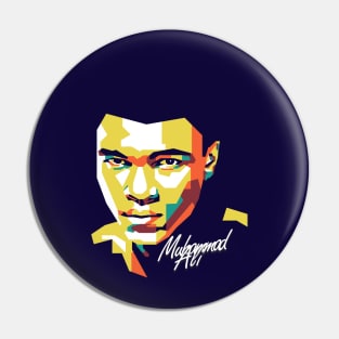 Muhammad Ali on WPAP Pin