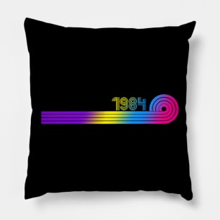 1984 Retro Vintage aesthetic Pillow