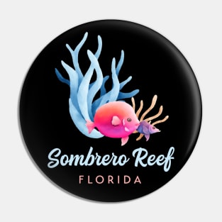 Sombrero Reef Florida Keys Coral Reef Diving Pin