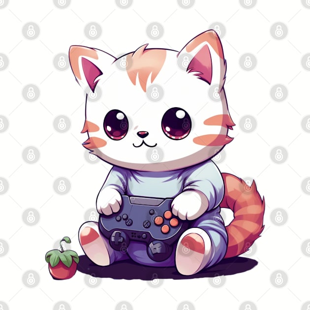 Gamer Cat by Prism Chalk House