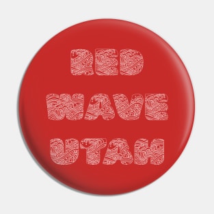 Red Wave Utah Pin