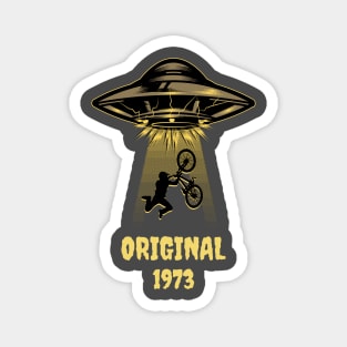 Original 1973 UFO Bicycle Magnet