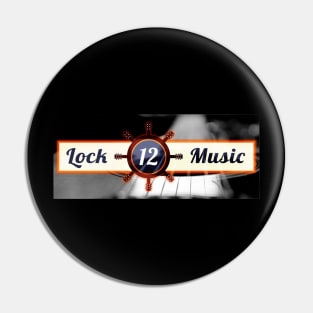 Lock 12 Music Sign Logo Pin