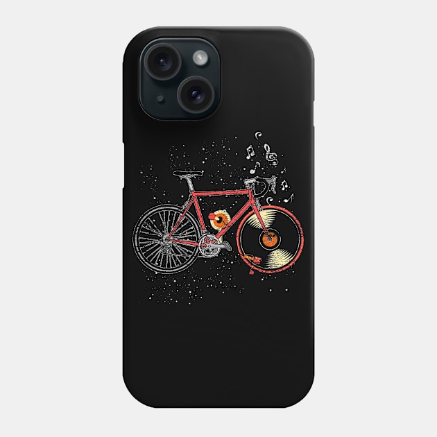 Treble Clef Music Bike Phone Case by ShirtsShirtsndmoreShirts