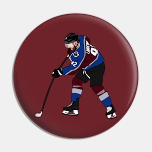 landeskog and the goal Pin