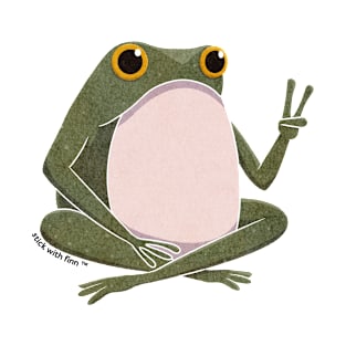 Peaceful Frogson the Frog T-Shirt