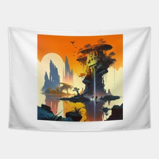 alien planet Tapestry