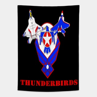 USAF Thunderbirds F22 Raptors Tapestry