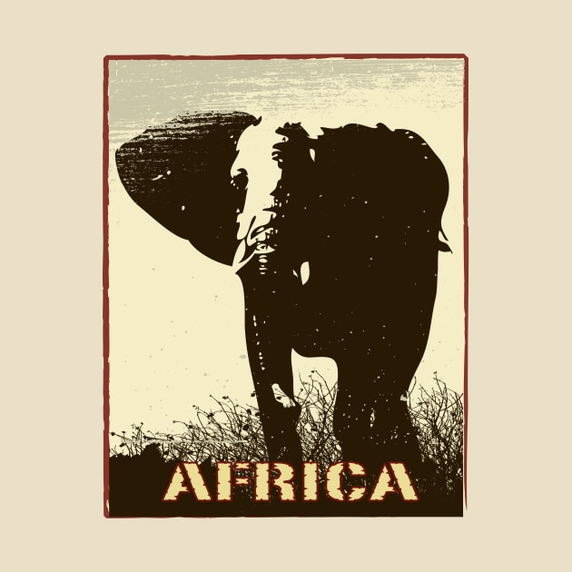 Africa Elephant by LostHose