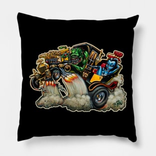 Hotrod Herman Pillow