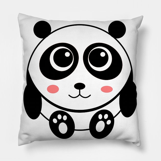 Pandamic Pillow by Geoji 