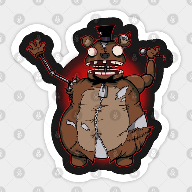 Withered Freddy Stickers for Sale