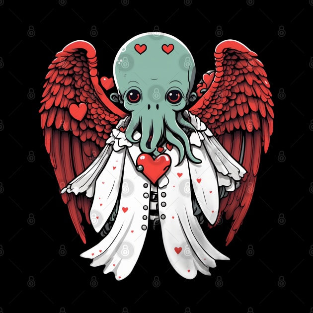 Cthulhu Valentine's Day Cupid by WolfMerrik