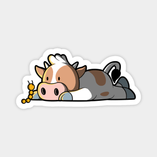 Lazy Cow! Magnet