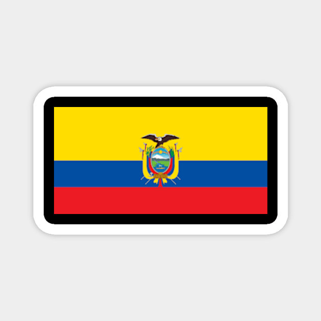 Ecuador Flag Magnet by SevenMouse