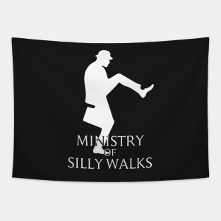 Ministry of Silly Walks white Tapestry