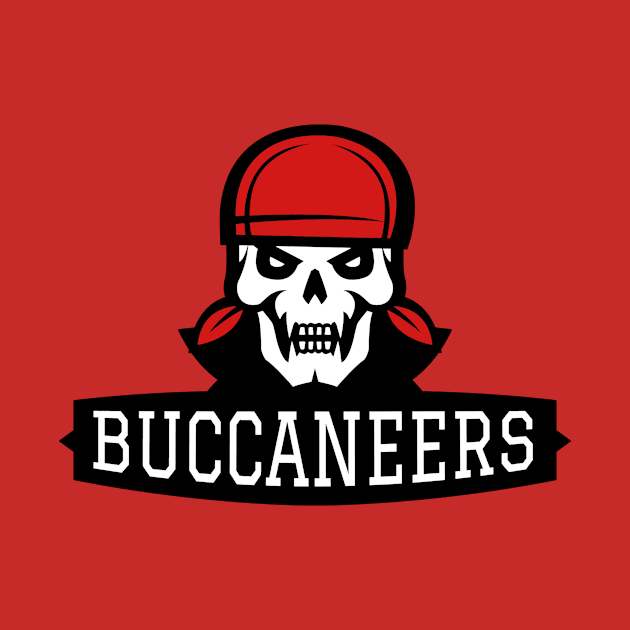 Buccaneers Pirate Skull Face Logo by AnotherOne