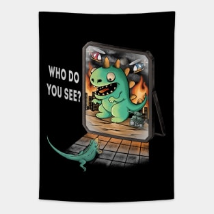 GODZILLA INSIDE LIZARD Tapestry