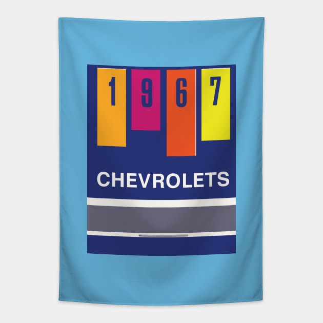 1967 Chevrolets | The Matchbook Covers 001 Tapestry by Phillumenation