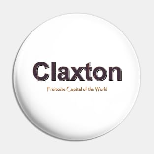 Claxton Grunge Text Pin