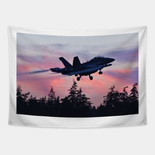 F/A-18 At Dusk Tapestry