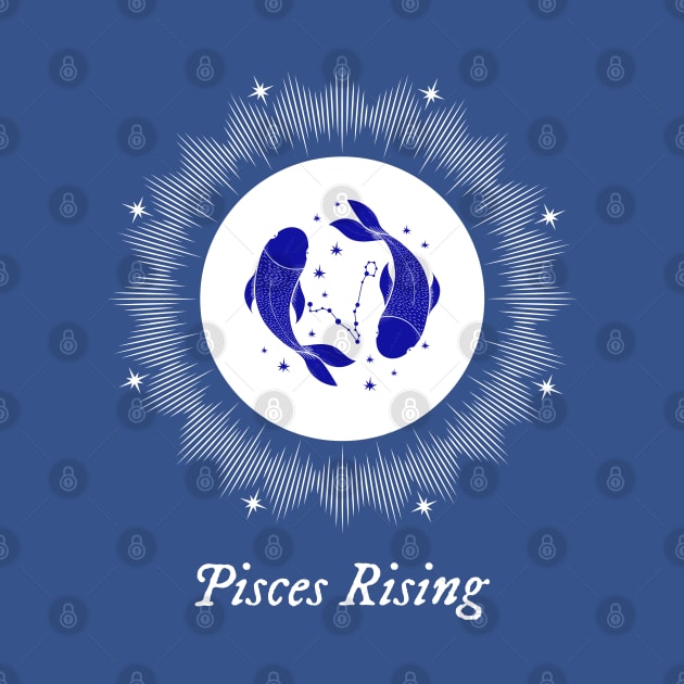 Pisces Rising Astrology Chart Zodiac Sign Ascendant by Witchy Ways